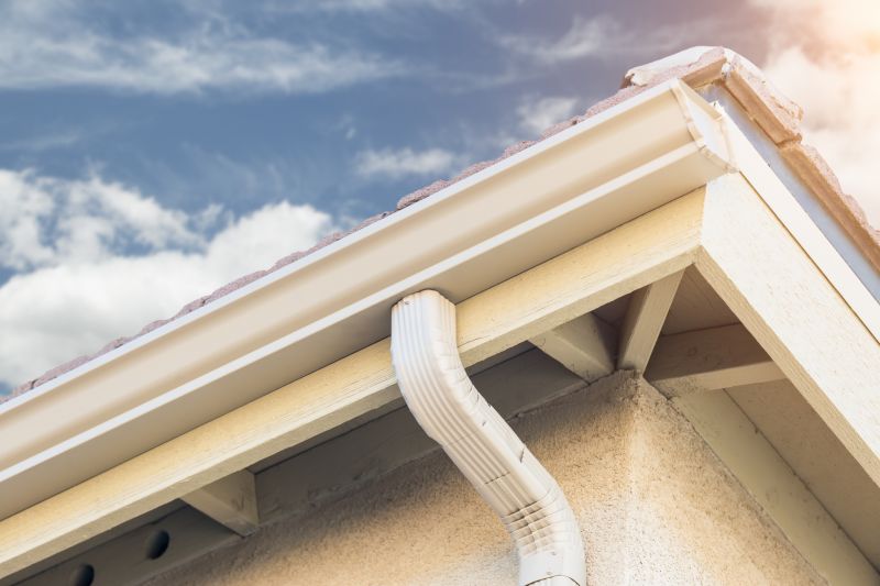 Gutter Installation on Roof Edge